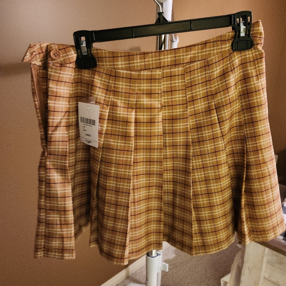 Plaid Mini Skirt
